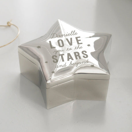 Personalised Love You To The Stars Star Trinket Box - Trinket Boxes at Gift Moments