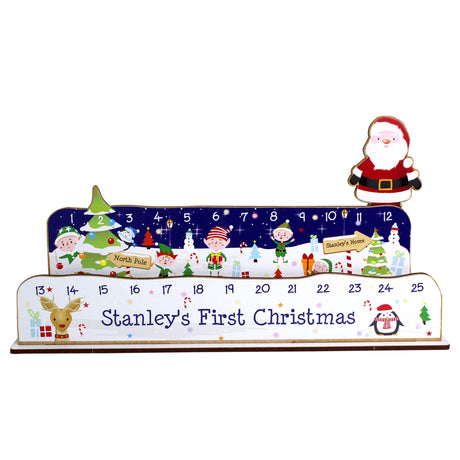 Personalised Make Your Own Santa Christmas Advent Countdown Kit - Christmas Decorations at Gift Moments