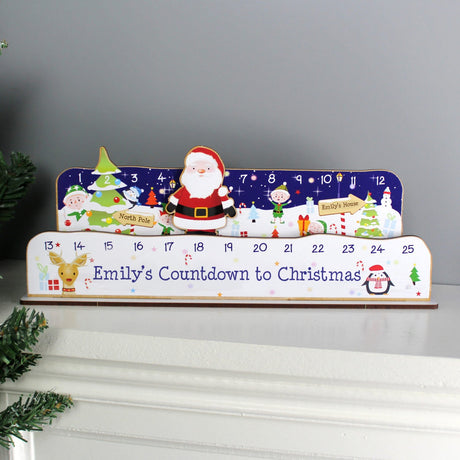 Personalised Make Your Own Santa Christmas Advent Countdown Kit - Christmas Decorations at Gift Moments