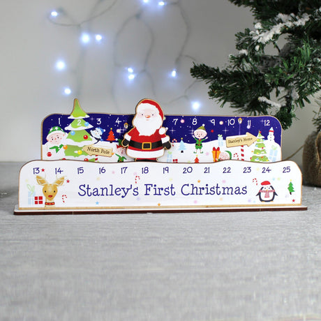 Personalised Make Your Own Santa Christmas Advent Countdown Kit - Christmas Decorations at Gift Moments