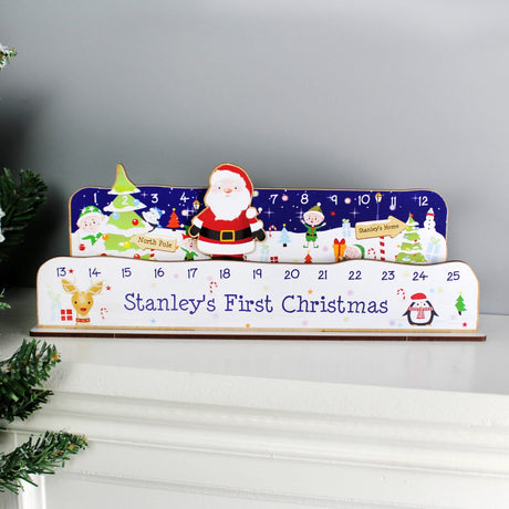 Personalised Make Your Own Santa Christmas Advent Countdown Kit - Christmas Decorations at Gift Moments