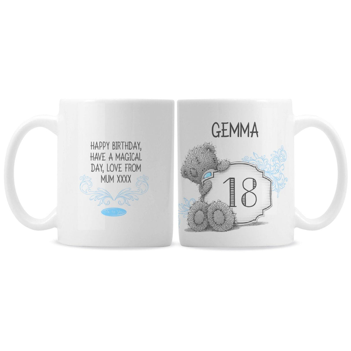 Personalised Me to You Birthday Big Age Mug - Mugs at Gift Moments