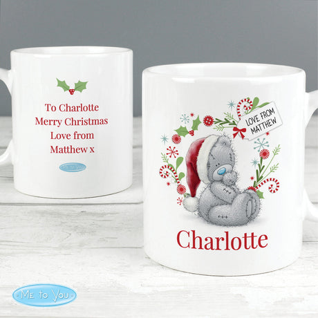 Personalised Me to You Christmas Mug - Mugs at Gift Moments