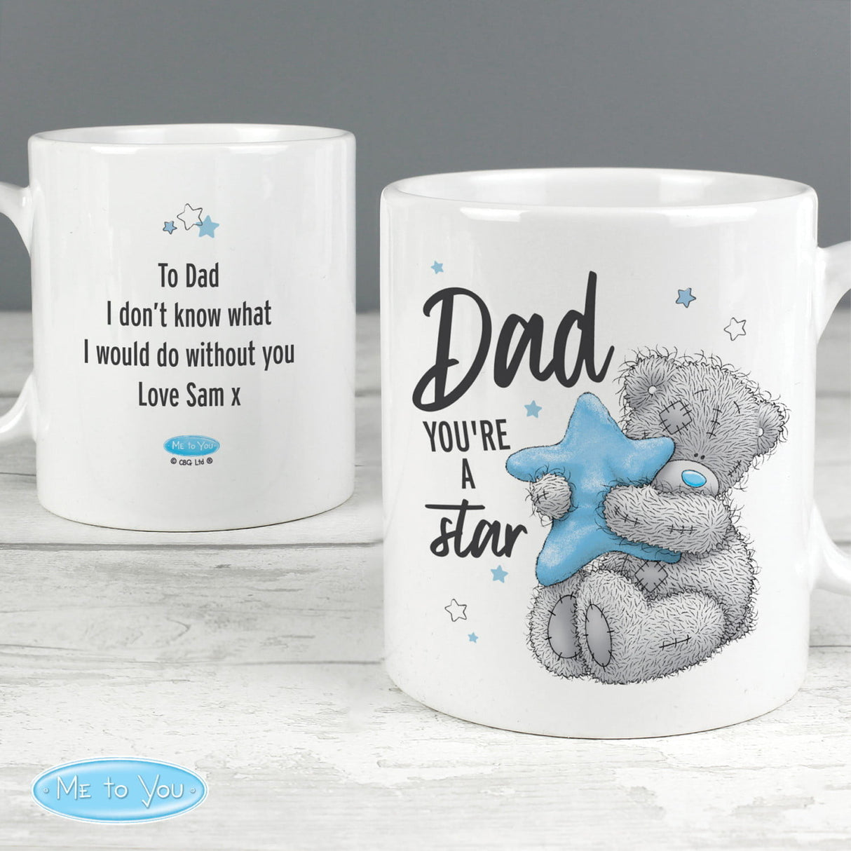 Personalised Me To You Dad You're A Star Mug - Mugs at Gift Moments