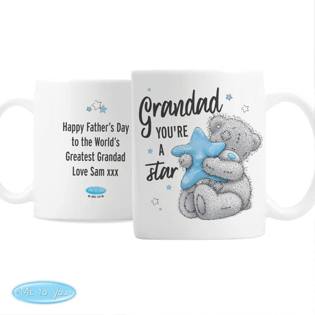 Personalised Me To You Grandad You're A Star Mug - Mugs at Gift Moments