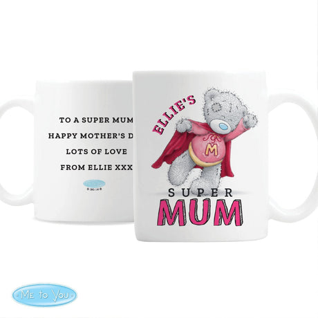 Personalised Me To You Super Mum Mug - Mugs at Gift Moments