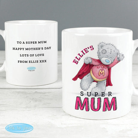 Personalised Me To You Super Mum Mug - Mugs at Gift Moments