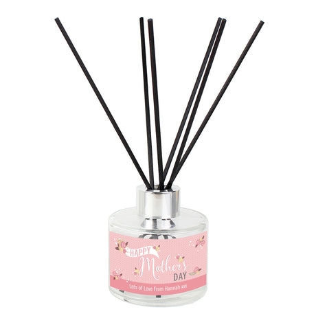 Personalised Mother’s Day Glass Reed Diffuser: 3 - Reed Diffusers By Gift Moments