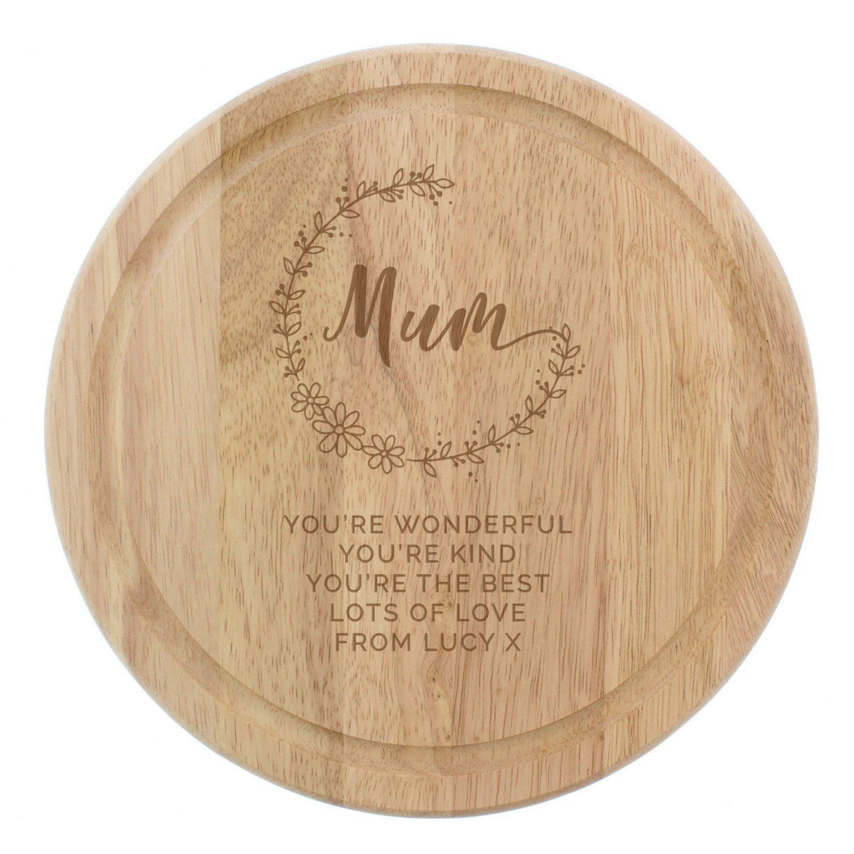 Personalised Mum Wooden Chopping Board: 4 - Chopping Boards By Gift Moments