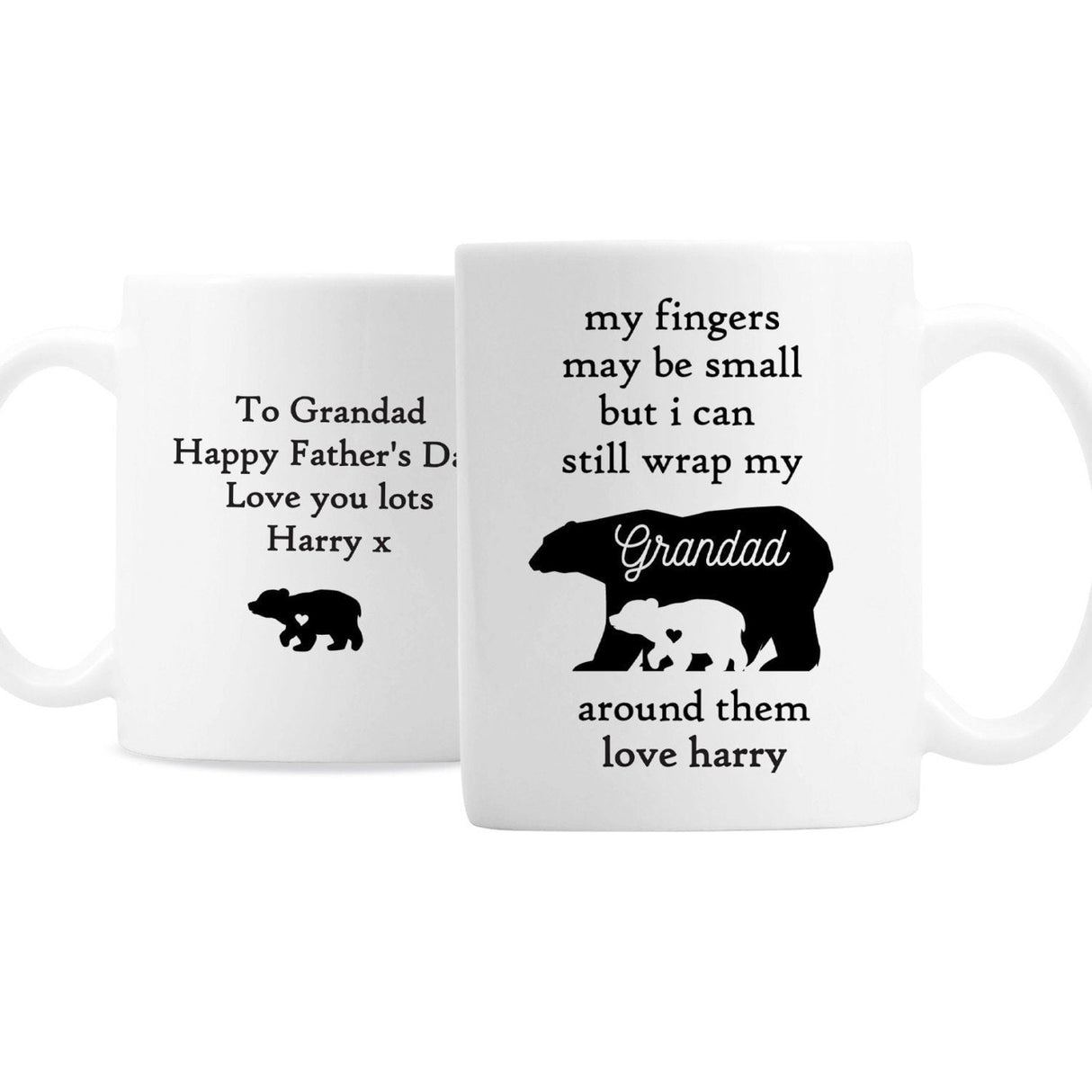 Personalised Small Bears Mug: 5 - Mugs By Gift Moments