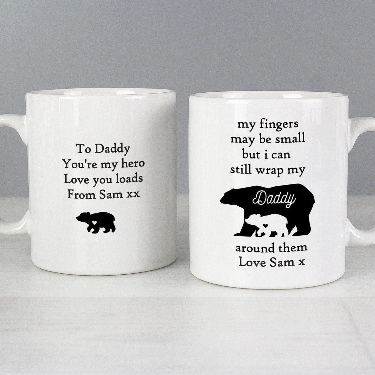 Personalised Small Bears Mug: 3 - Mugs By Gift Moments