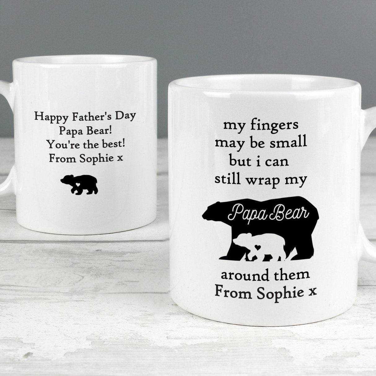 Personalised Small Bears Mug: 2 - Mugs By Gift Moments