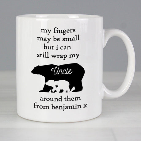 Personalised My Fingers May Be Small Bears Mug - Mugs at Gift Moments