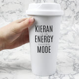 Personalised Name Insulated Reusable Eco Travel Cup - Travel Mugs at Gift Moments