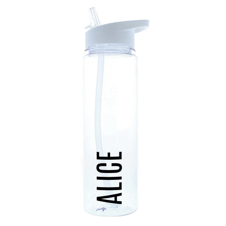 Personalised Island Inspired Black Name Reusable Water Bottle - Water Bottles at Gift Moments