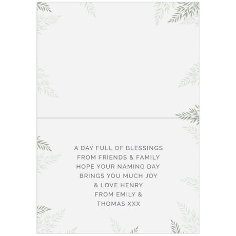 Personalised Naming Day Card - Greeting Cards at Gift Moments