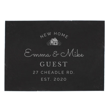 Personalised New Home Slate - Placemats at Gift Moments