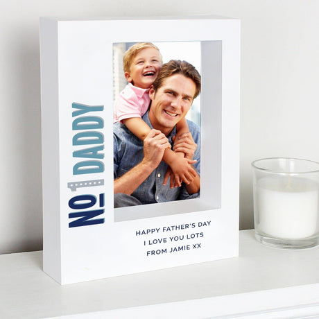 Personalised No.1 5x7 Box Photo Frame - Photo Frames at Gift Moments