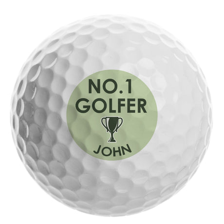 Personalised No.1 Golfer Golf Ball - Golf Balls at Gift Moments