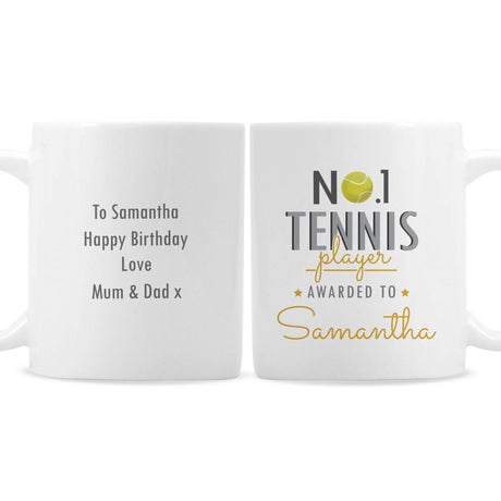 No.1 Tennis Player Mug - Gift Moments