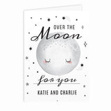 Personalised Over The Moon Card - Greeting Cards at Gift Moments