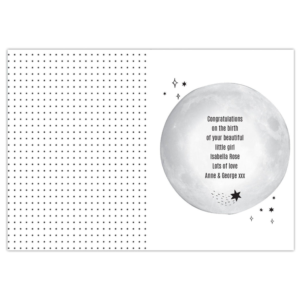 Personalised Over The Moon Card - Greeting Cards at Gift Moments