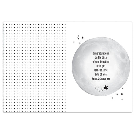 Personalised Over The Moon Card - Greeting Cards at Gift Moments