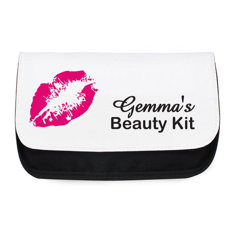 Personalised Lips Makeup Bag: 3 - Toiletry & Makeup Bags By Gift Moments