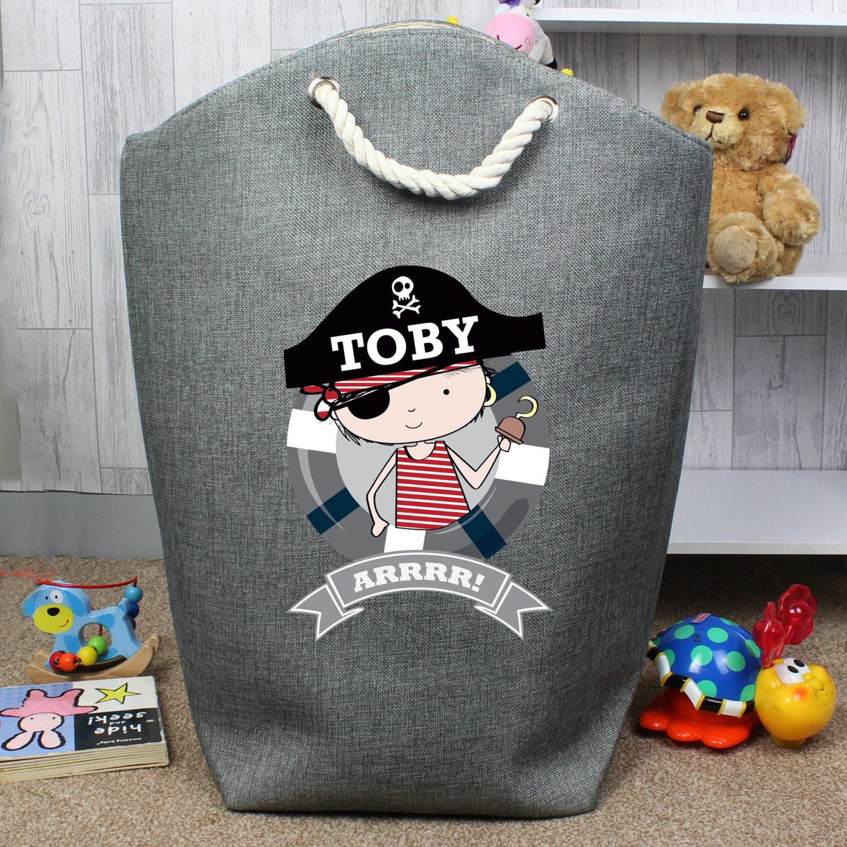 Personalised Pirate Storage Bag: 3 - Storage By Gift Moments