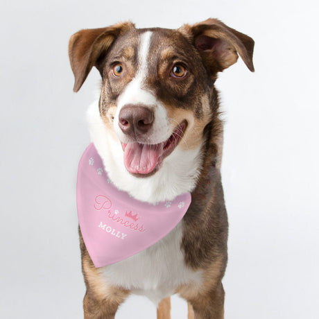 Personalised Princess Dog Bandana - Pet Products at Gift Moments