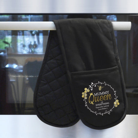 Personalised Queen Bee Oven Gloves - Oven Gloves at Gift Moments