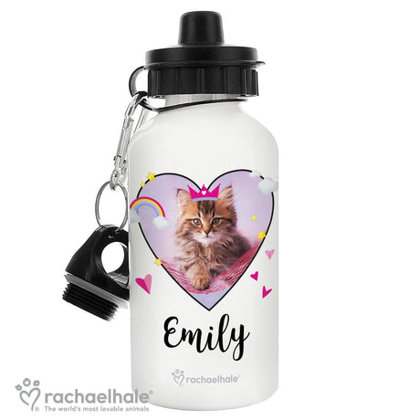 Personalised Rachael Hale Cute Cat Drinks Bottle - Kids Bottles at Gift Moments