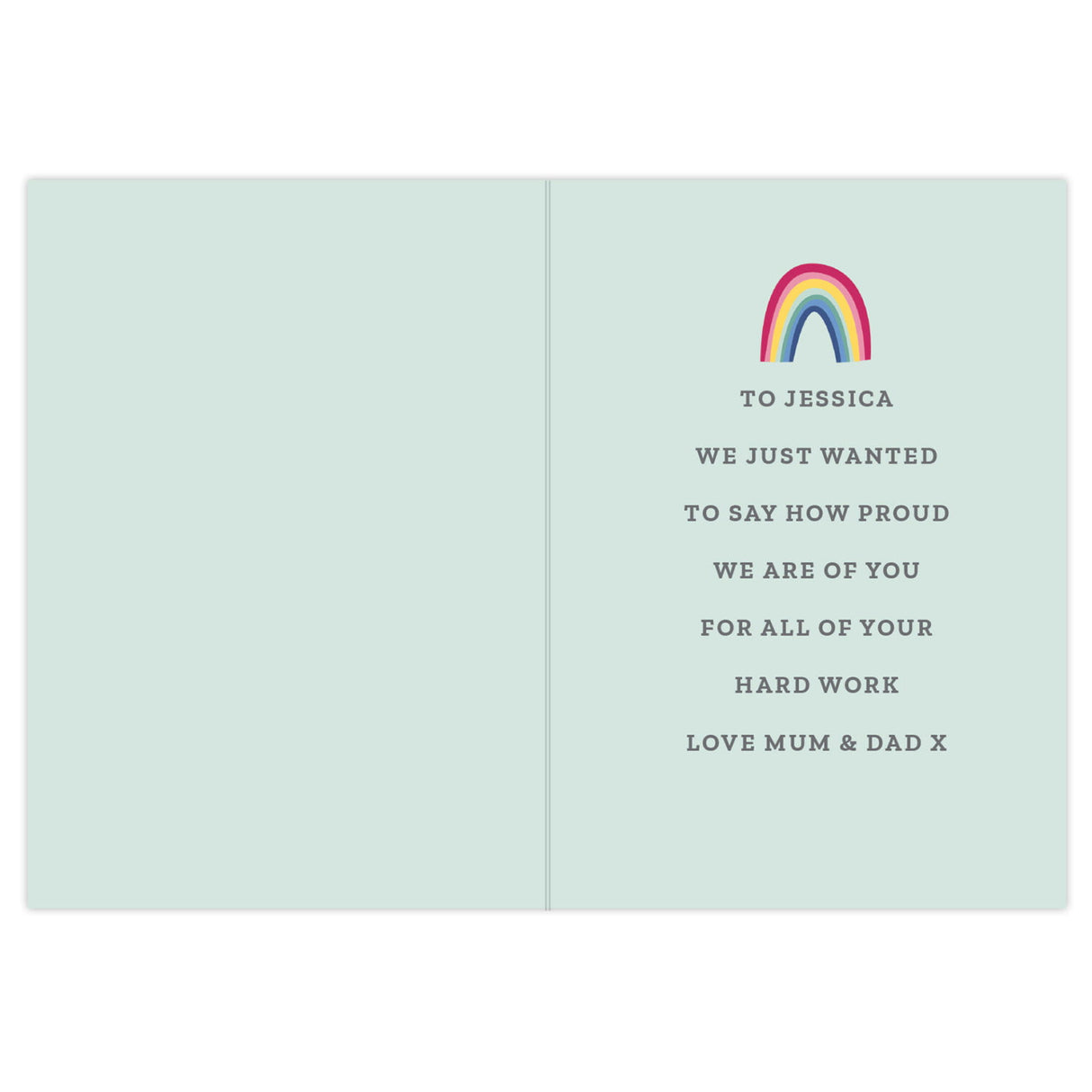 Personalised Rainbow Card - Greeting Cards at Gift Moments