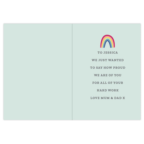 Personalised Rainbow Card - Greeting Cards at Gift Moments