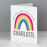 Personalised Rainbow Card - Greeting Cards at Gift Moments