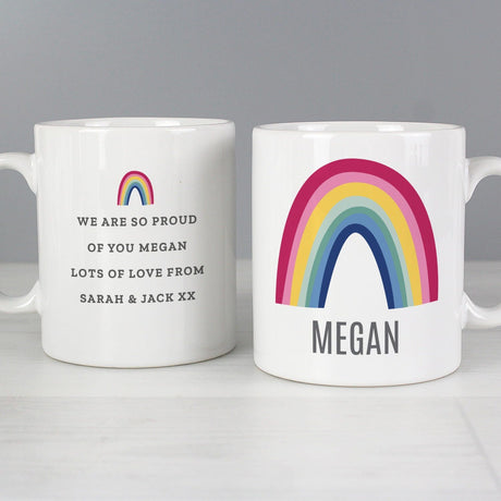 Personalised Rainbow Mug - Mugs at Gift Moments