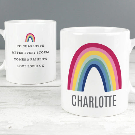 Personalised Rainbow Mug - Mugs at Gift Moments