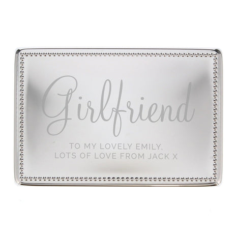 Personalised Rectangular Jewellery Box - Jewellery Boxes at Gift Moments