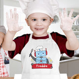 Personalised Robot Children's Apron - Aprons at Gift Moments