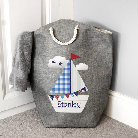 Personalised Sailboat Storage Bag - Storage at Gift Moments