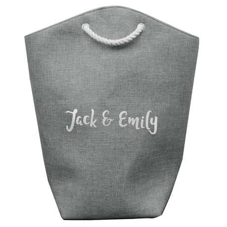 Personalised Silver Name Storage Bag - Storage at Gift Moments