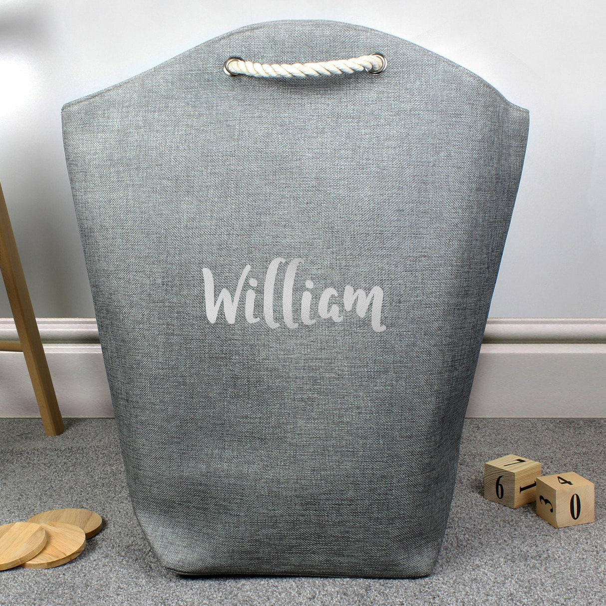 Silver Name Storage Bag - Gift Moments