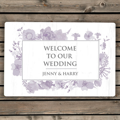 Personalised Soft Watercolour Metal Sign - Signs & Plaques at Gift Moments