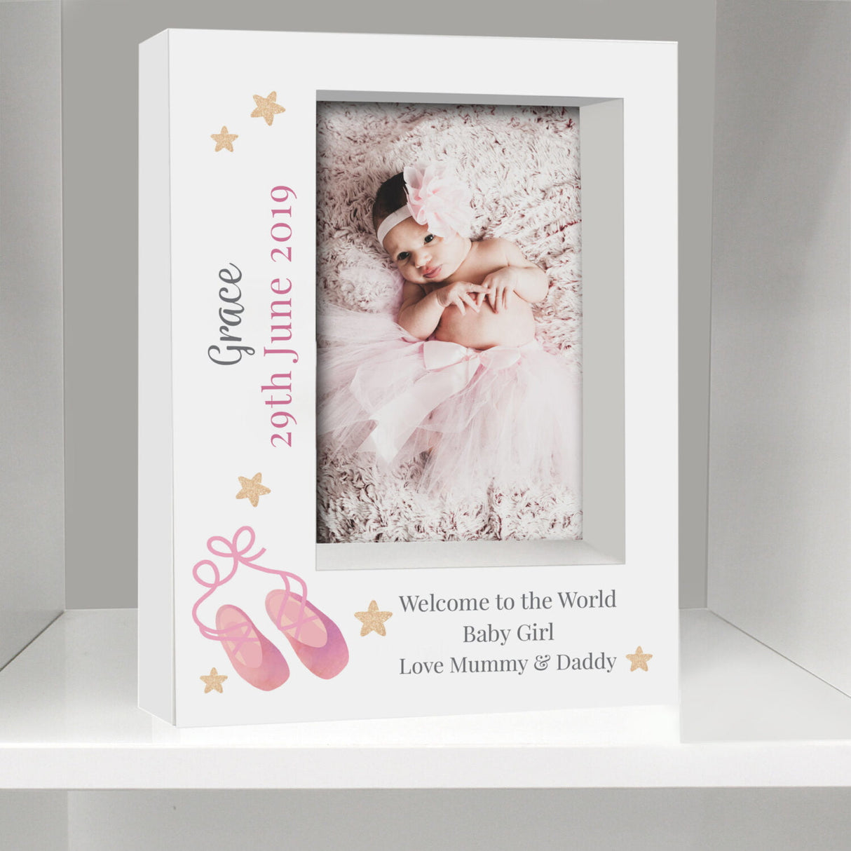 Personalised Swan Lake Ballet Photo Frame 5x7: 1 - Photo Frames By Gift Moments