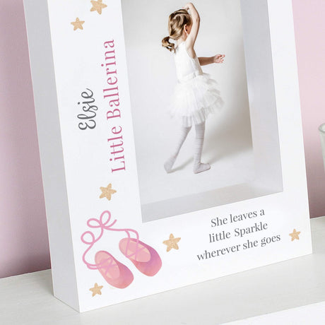 Personalised Swan Lake Ballet 5x7 Box Photo Frame - Photo Frames at Gift Moments