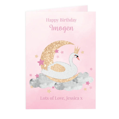 Personalised Swan Lake Card - Greeting Cards at Gift Moments