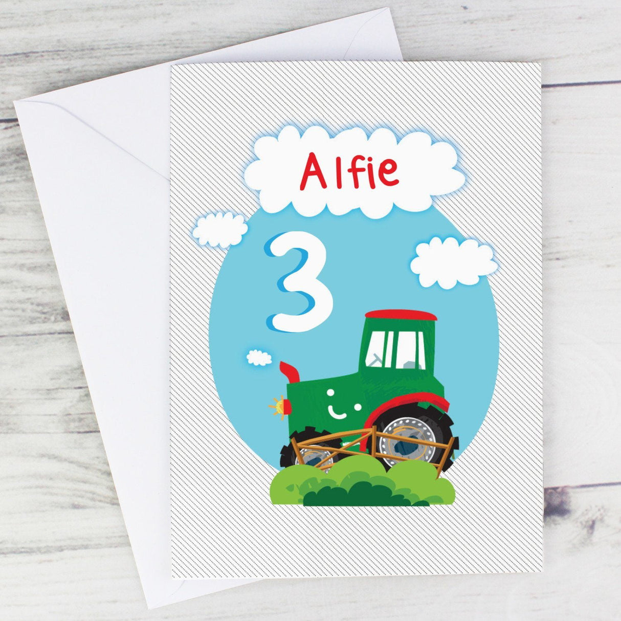 Personalised Tractor Birthday Card - Greeting Cards at Gift Moments