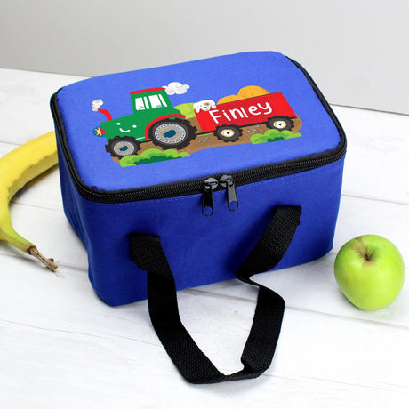 Tractor Blue Lunch Bag - Gift Moments