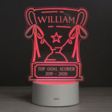 Personalised Trophy LED Colour Changing Night Light - LED Lighting at Gift Moments