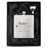 Personalised Usher Hip Flask - Hip Flasks at Gift Moments